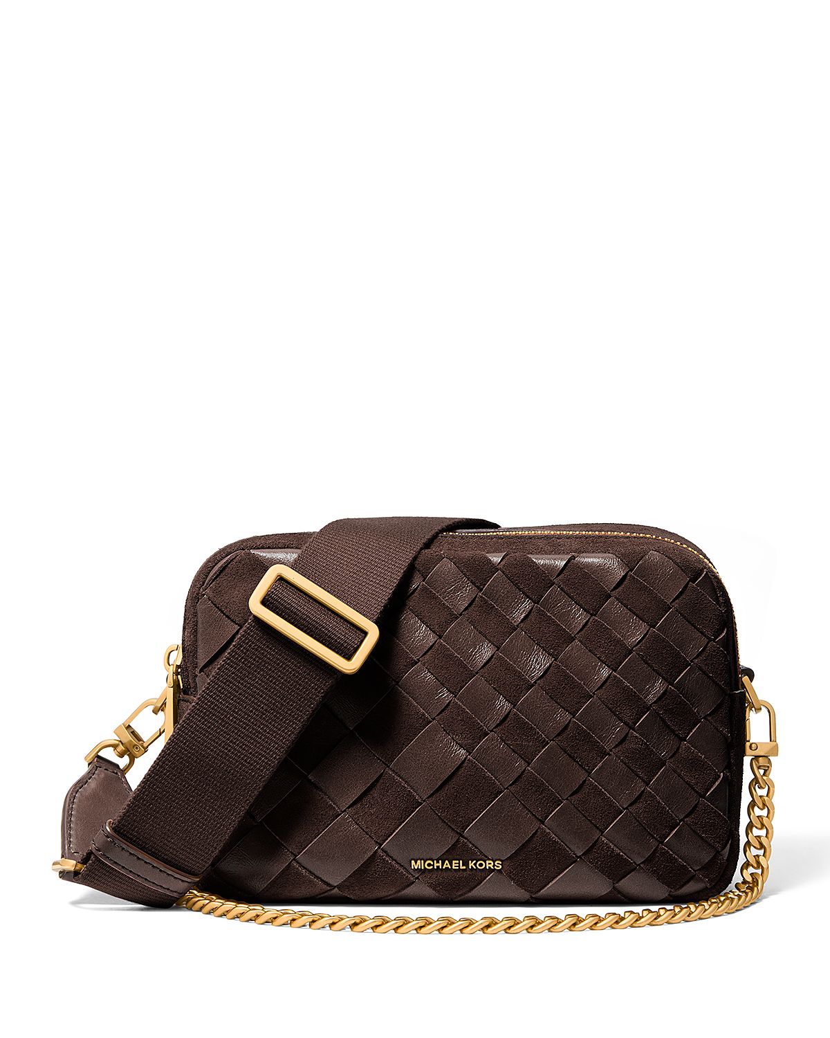 Michael Kors Bryant Medium Double Zip Chain Camera Bag