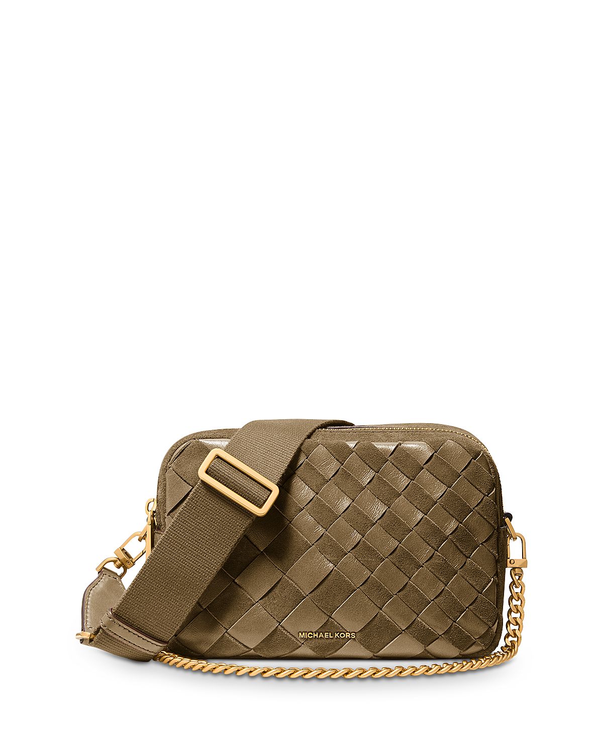 Michael Kors Bryant Medium Double Zip Chain Camera Bag