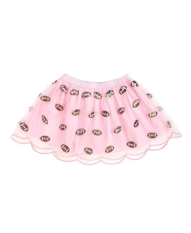 Sweet Wink Girls' Mini Sequin Footballs Tutu Skirt - Baby, Little Kid, Big Kid