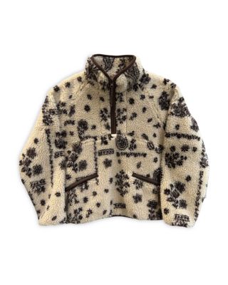 Girls' Milly Three Quarter Zip Sherpa Pullover - Big Kid