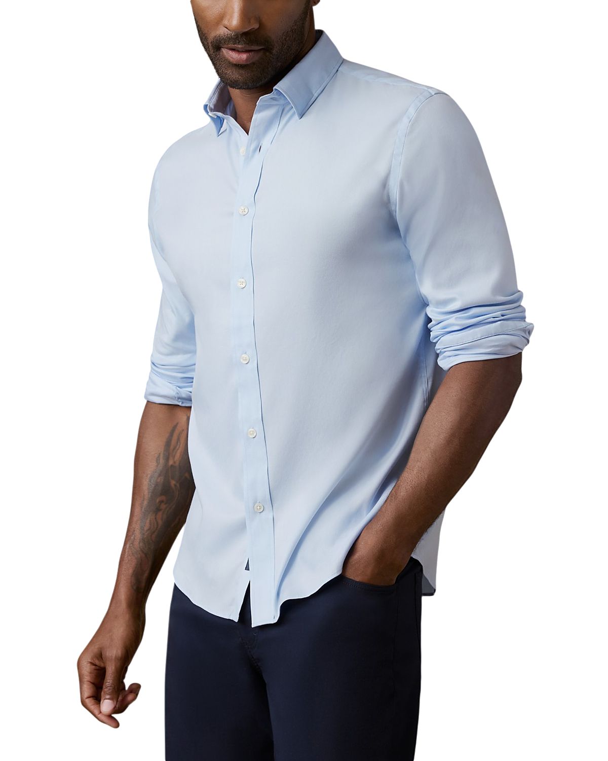 Faherty The Movement Long Sleeve Button Down Shirt
