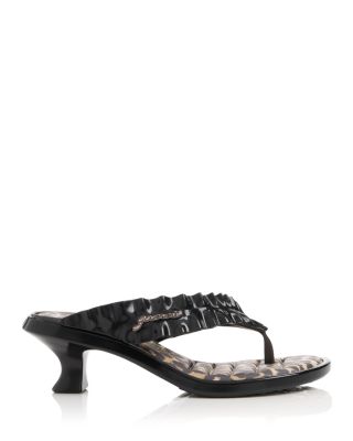 Melissa Women's — Melissa Women's Kitten Heel Thong Sandals