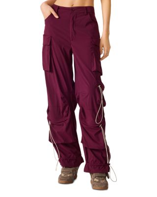 Jacey Drawstring Hem Cargo Pants
