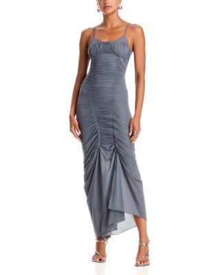 Liturgua Ruched High Low Dress