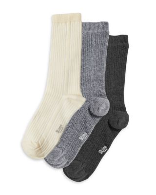 Cotton Blend Crew Socks, Pack of 3