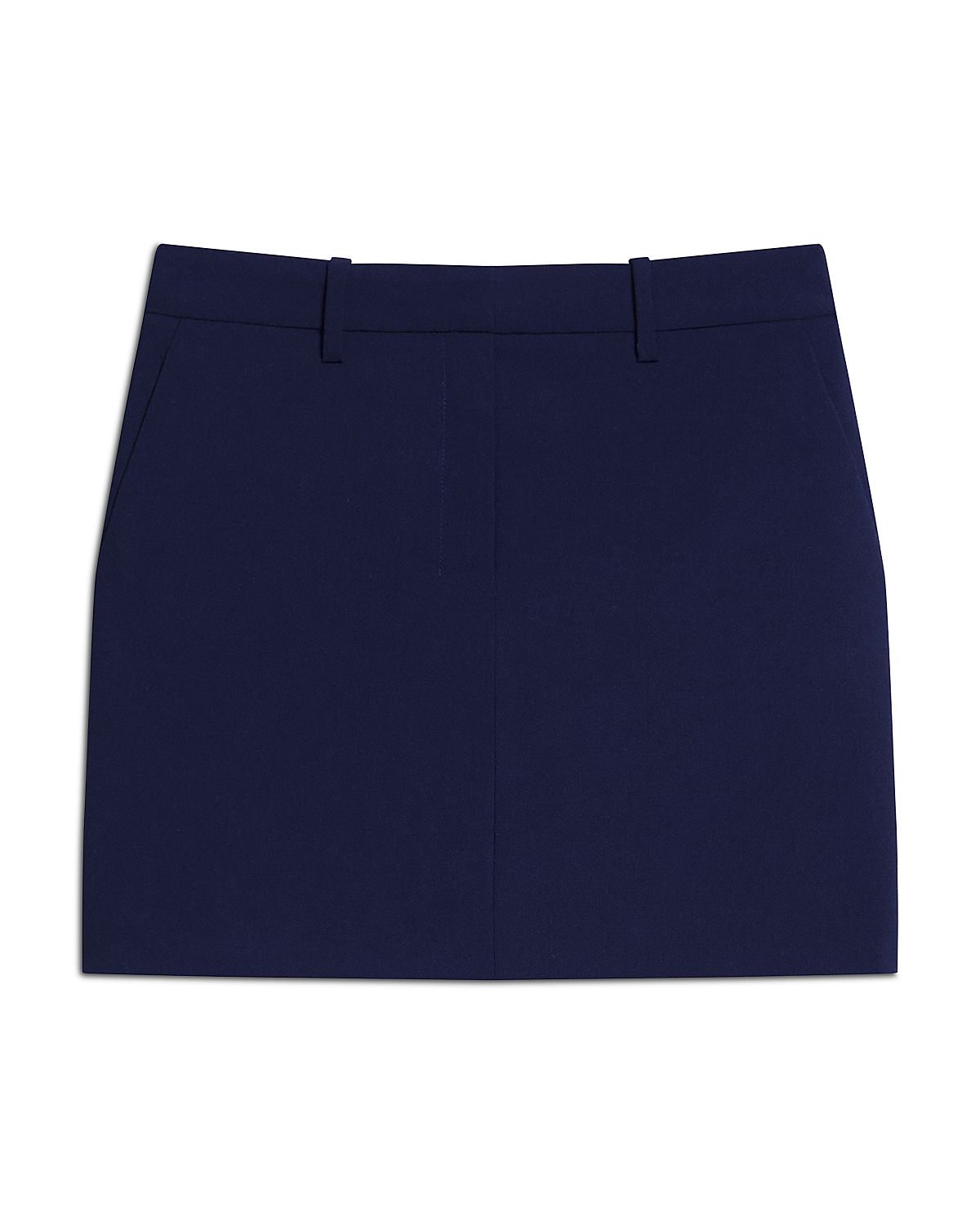 Theory Wool Blend Mini Skirt