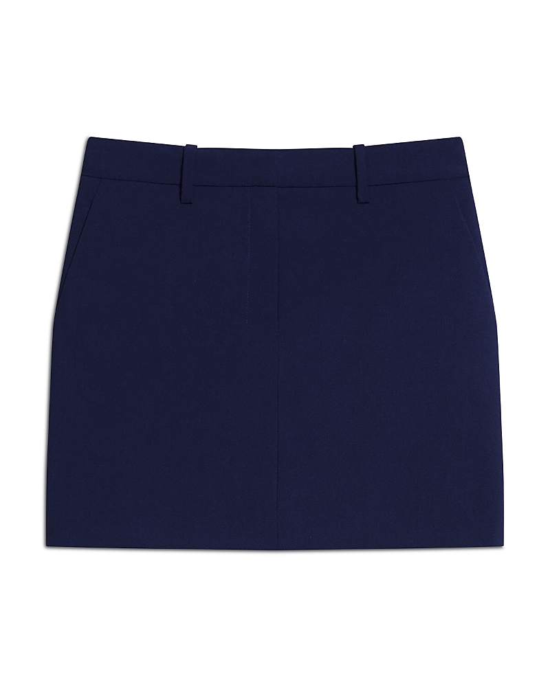 Theory Wool Blend Mini Skirt