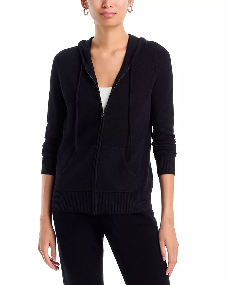 C by Bloomingdale's Cashmere Zip Hoodie - Exclusive