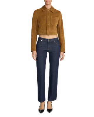 The Cigarette Low Rise Slim Jeans in Rinse - thumbnail 2