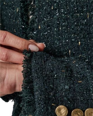 Fringe Trim Open Front Jacket - thumbnail 8