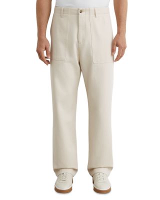 Dilan Relaxed Fit Cotton Blend Wide Leg Trousers