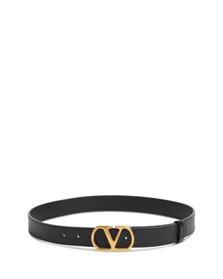 Women's VLogo Leather Belt