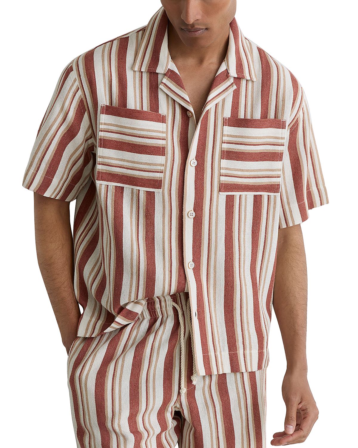 Reiss Celeste Relaxed Short Sleeve Shirt