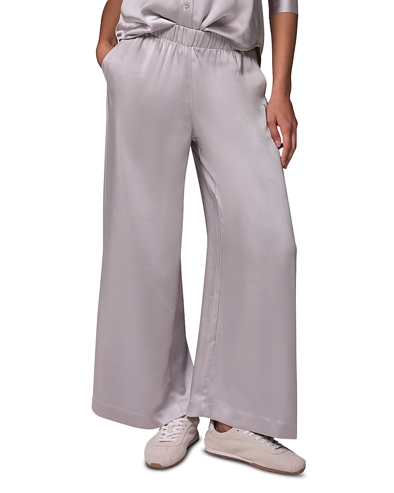 Donna Karan Weekend Satin Wide Leg Pants