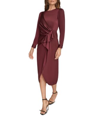 cocktail dresses for cheap prices A-Line Dress With Floral Details L / Sage Size:50R SP2622 Cream & Brown Tie Strapless straight neckline