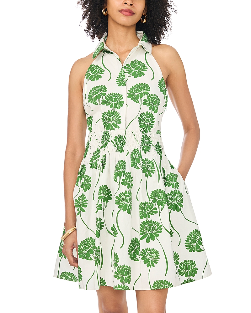 1.state Smocked Waist Cotton Dress