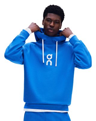 Club Cotton Blend Logo Drawstring Hoodie