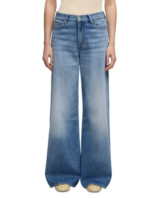 Lotta Tailorless High Rise Wide Leg Jeans in Chill Wave
