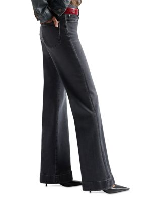 Modern Dojo High Rise Flare Jeans in Inkstorm - thumbnail 6