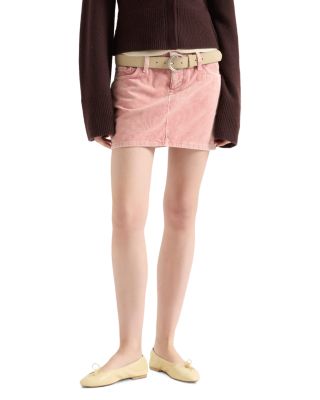 Cherry Corduroy Skirt
