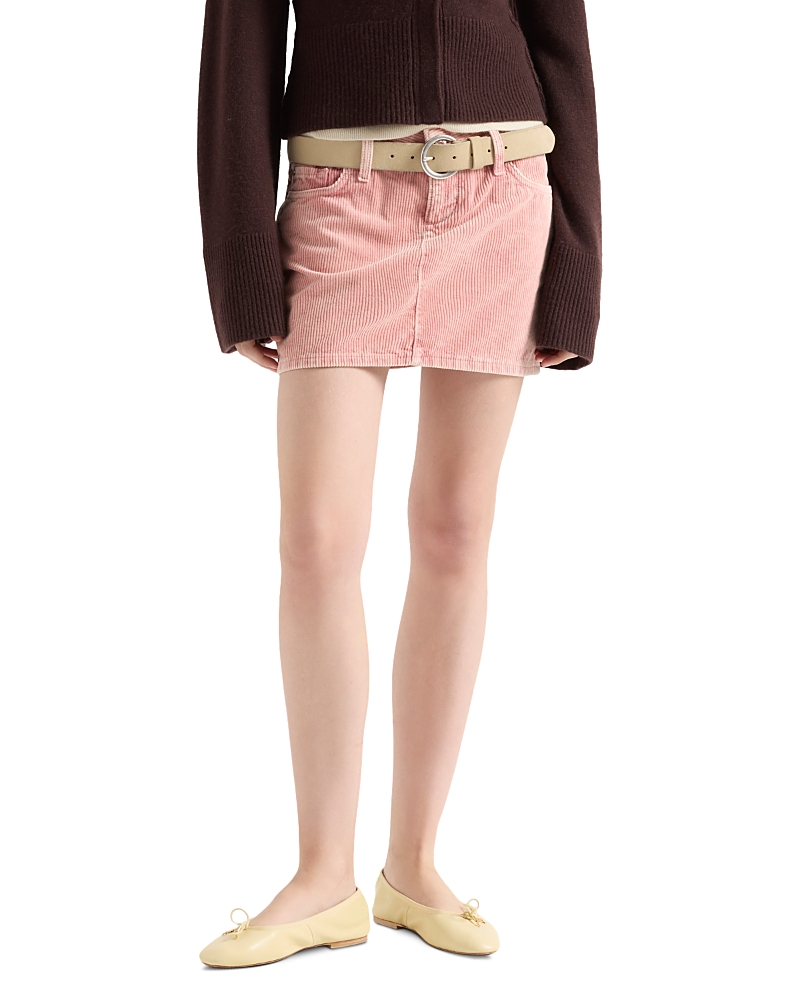 7 For All Mankind Cherry Corduroy Skirt