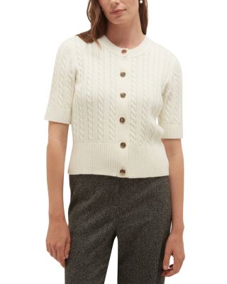 Hobbs London Losie Cable Knit Cardigan