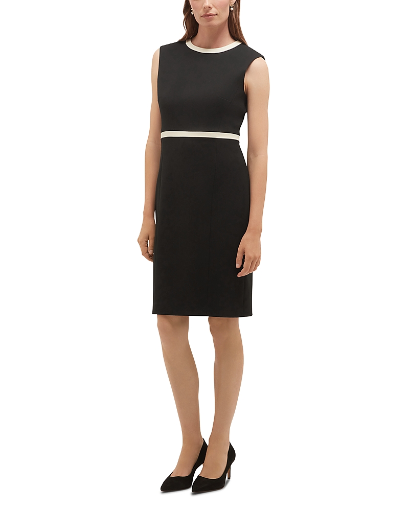 Hobbs London Rosalind Contrast Trim Dress