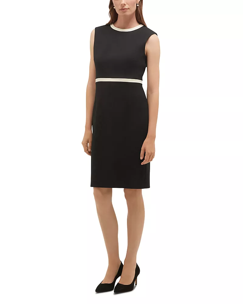 Hobbs London Rosalind Contrast Trim Dress