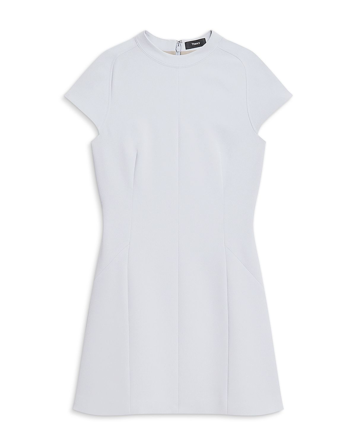 Theory High Neck Raglan Sleeve Mini Dress
