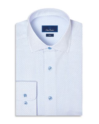 Trim Fit Dobby Dot Dress Shirt