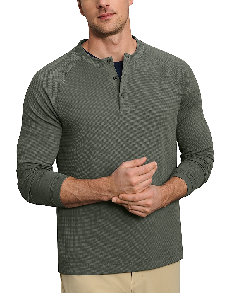 Rhone Waffle Tech Classic Henley Shirt