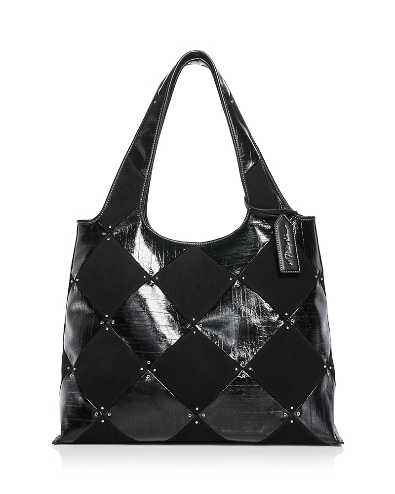 3.1 Phillip Lim Large Quilted Patchwork Market Tote Bag