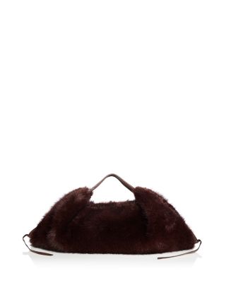 Luna Medium Faux Fur Hobo Bag