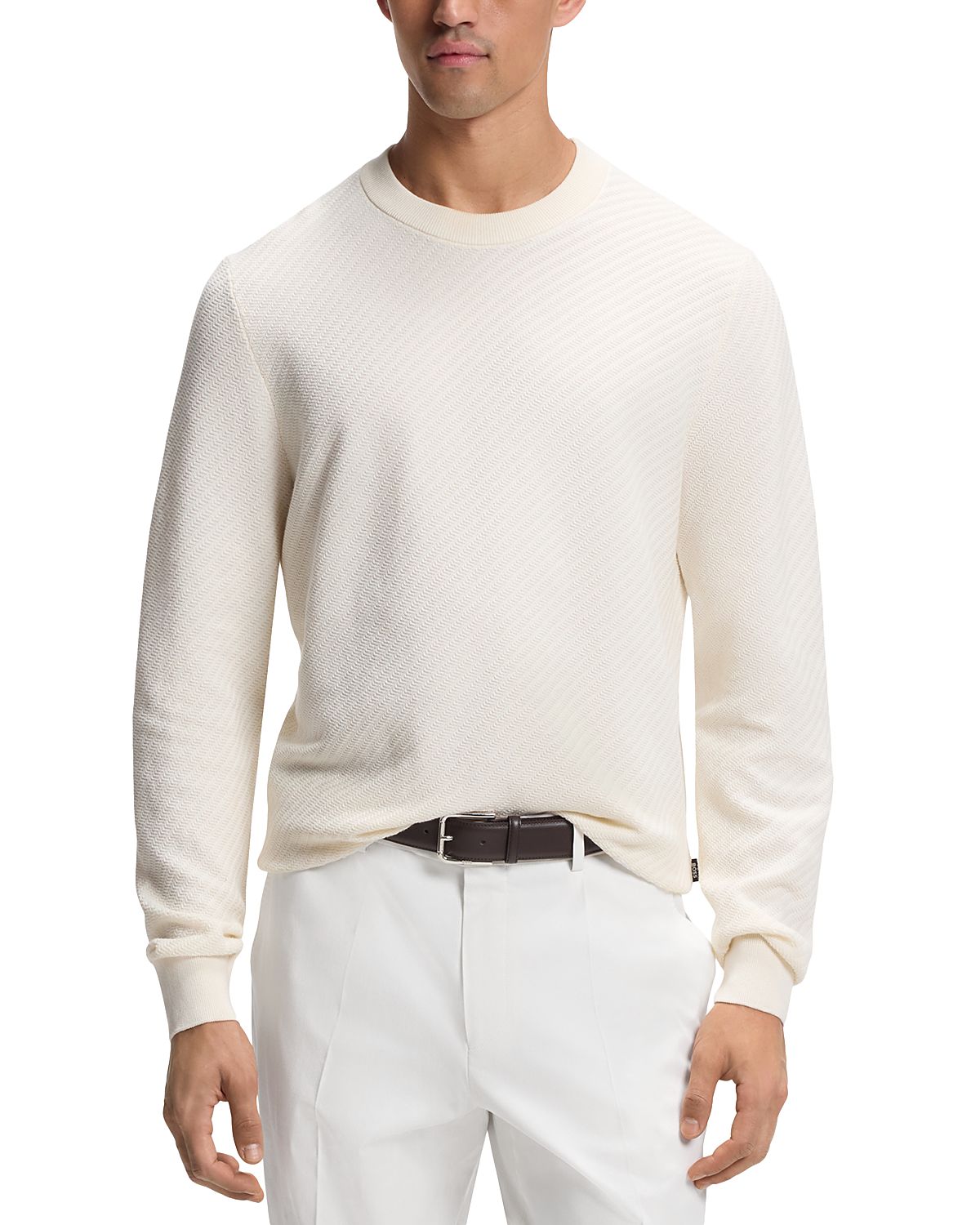 Boss H-Lofranco Cotton Crewneck Sweater