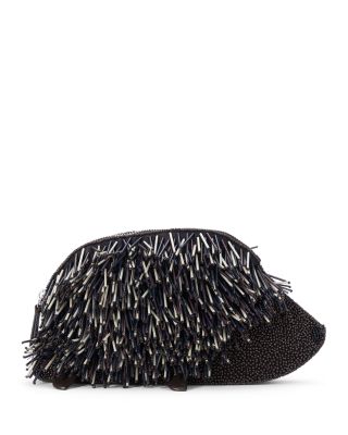 Beaded Porcupine Clutch