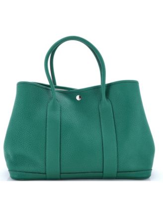 36 Garden Party Tote Leather