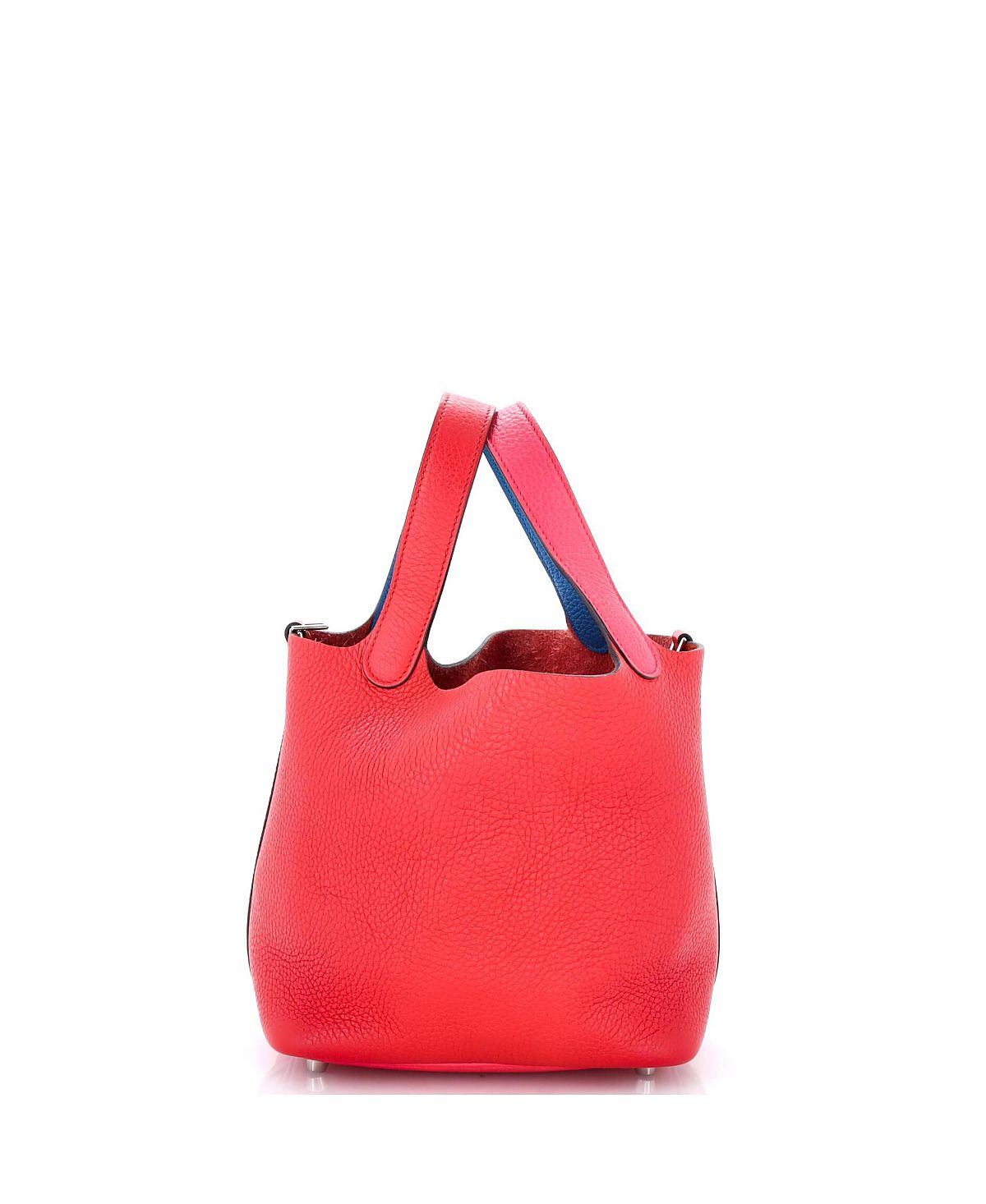 Pre-Owned HERMES Pm Picotin Lock Bag Tricolor Clemence