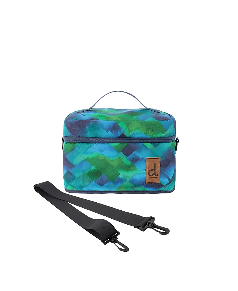 Deux par Deux Boys' Diamond Playful Durable Spacious Lunch Box - Little Kid, Big Kid