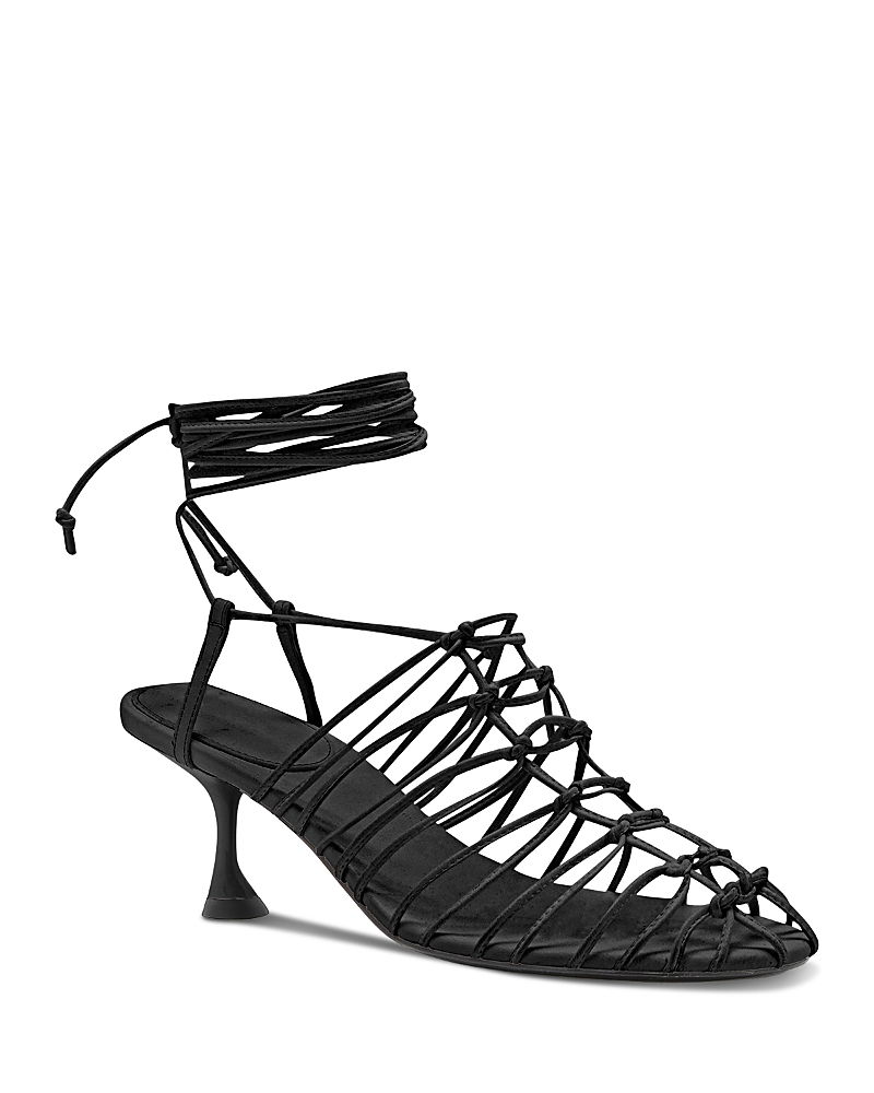 Proenza Schouler Women's Tee Knot Strappy Leather Sandals