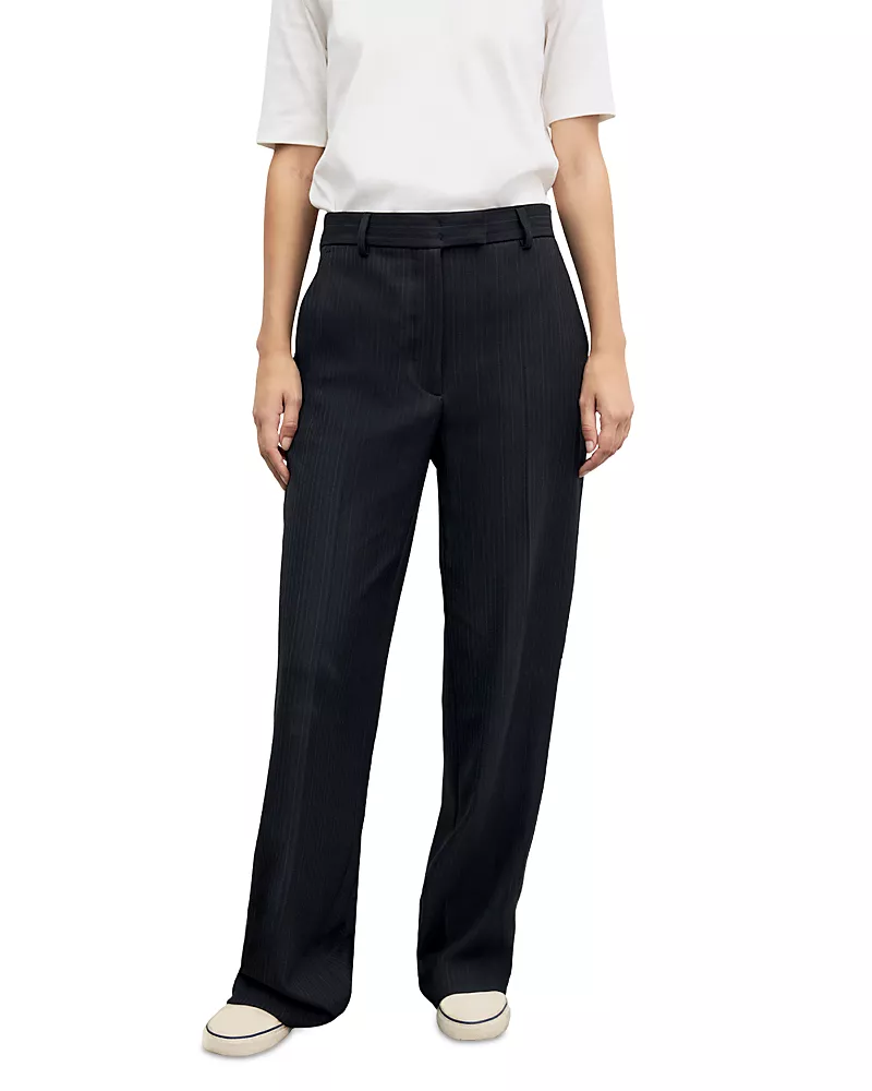 Gerard Darel Mimi Pinstriped Wide Leg Pants
