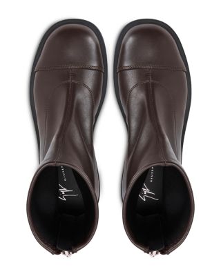 Women's Junney Leather Combat Boots