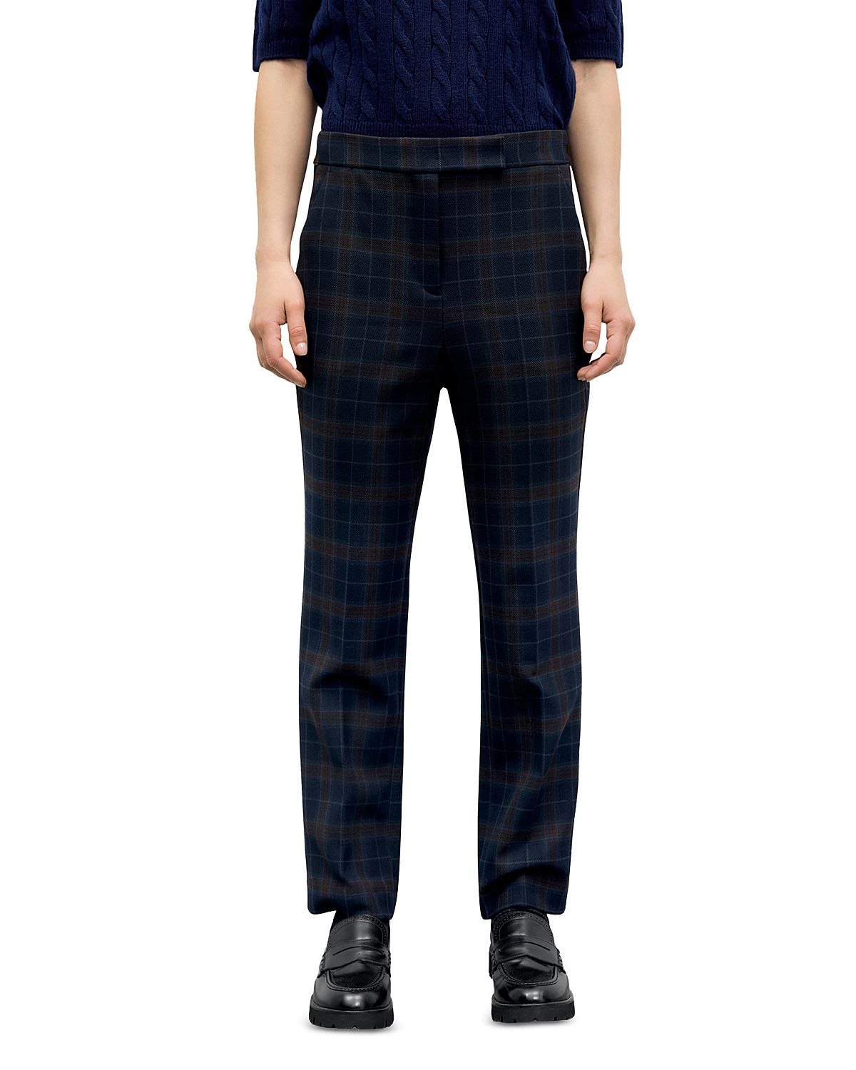 Gerard Darel Misa Plaid Pants