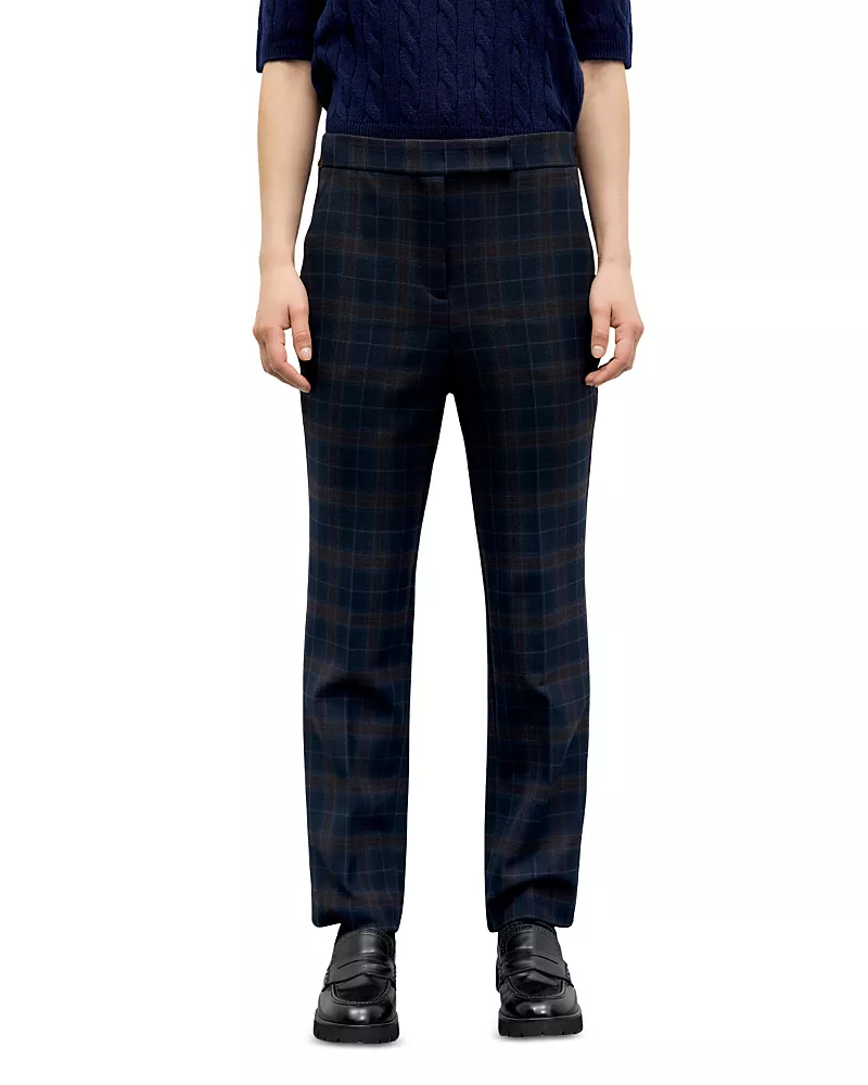 Gerard Darel Misa Plaid Pants