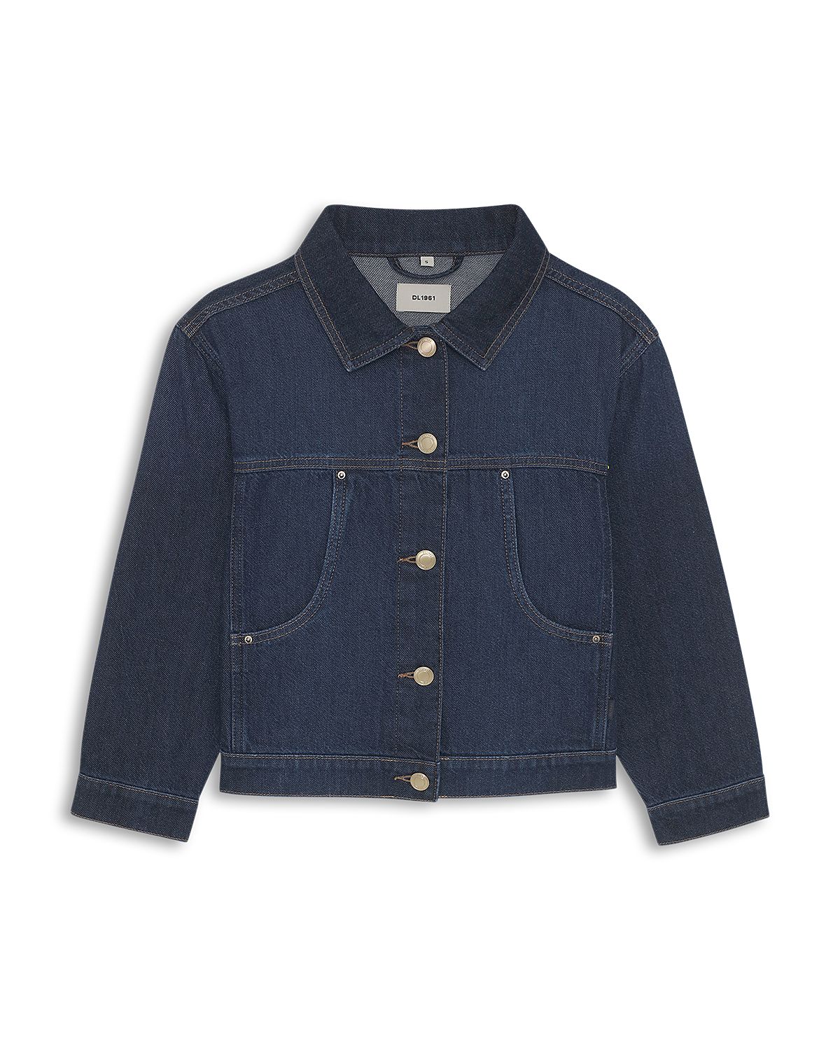 Dl1961 Girls' DL Aura Jordyn Denim Trucker Jacket - Little Kid, Big Kid