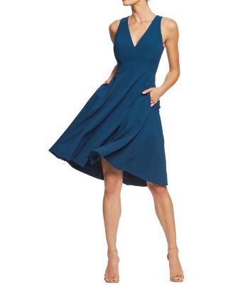 Catalina V-Neck A-Line Midi Dress