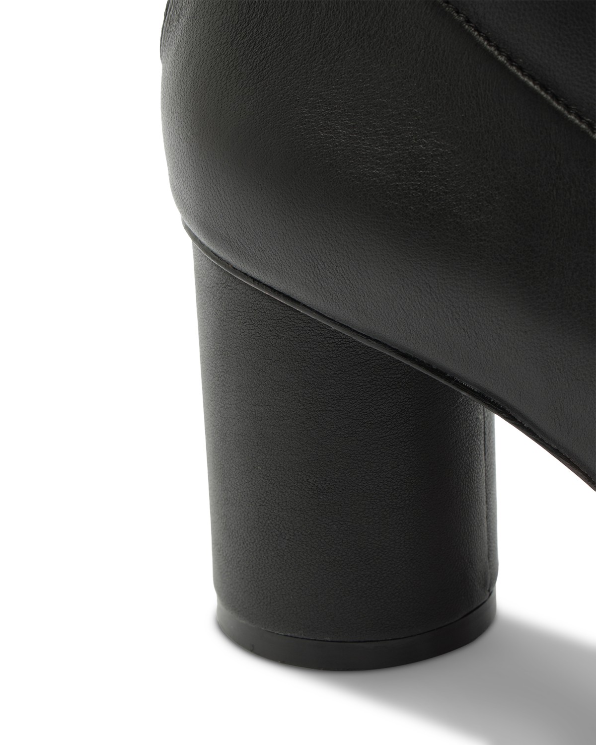 Women's Classic Plain Leather Knee High Boots
