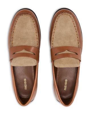 Women's Kallie Leather & Suede Penny Loafers
