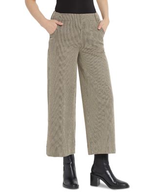 Clarke High Rise Cropped Wide Leg Denim Pants
