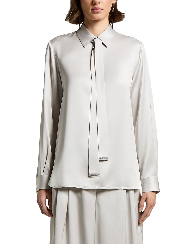 Peserico Viscose Satin Woman Shirt