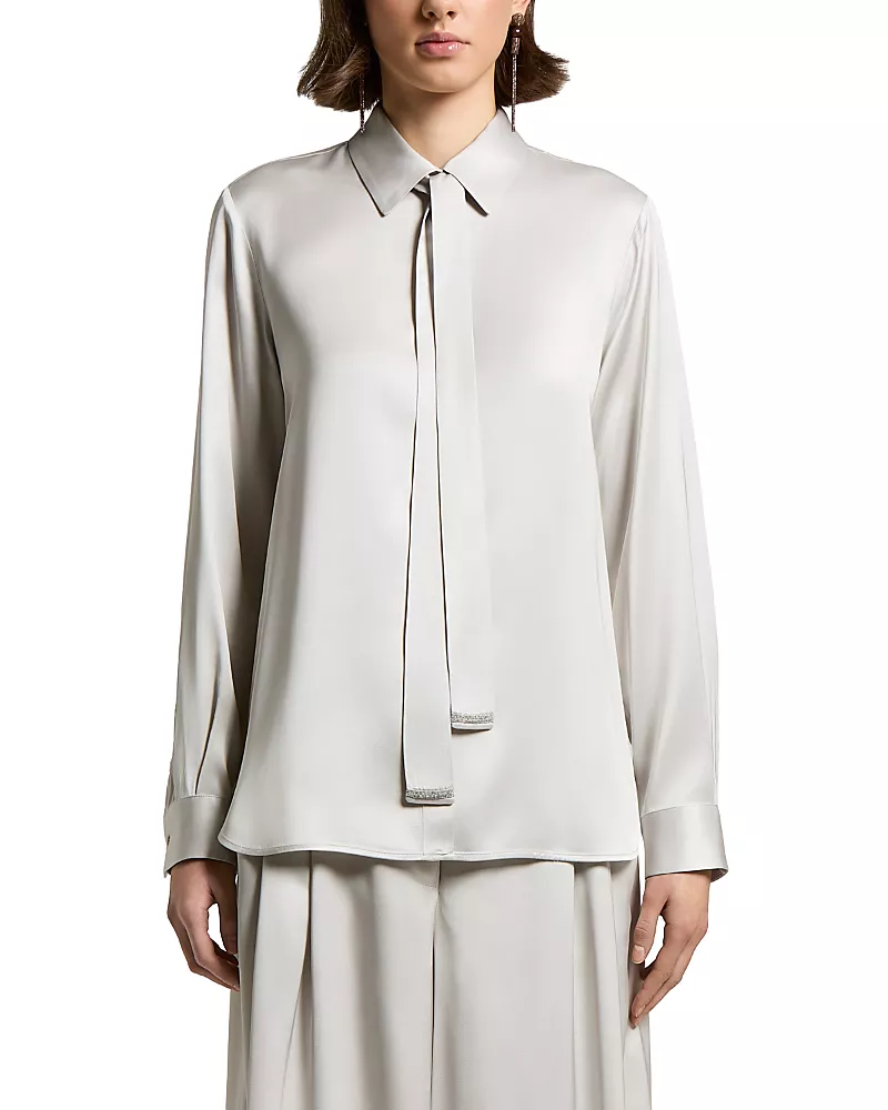 Peserico Viscose Satin Woman Shirt